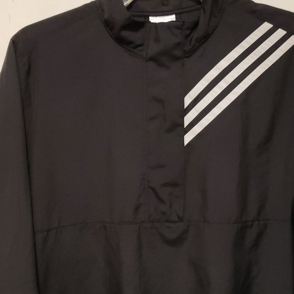 Adidas 3/4 Zip Windbreaker Pullover Jacket - Picture 3 of 7